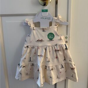 Little Planet by Carter's Cream Nautical Kids Dress